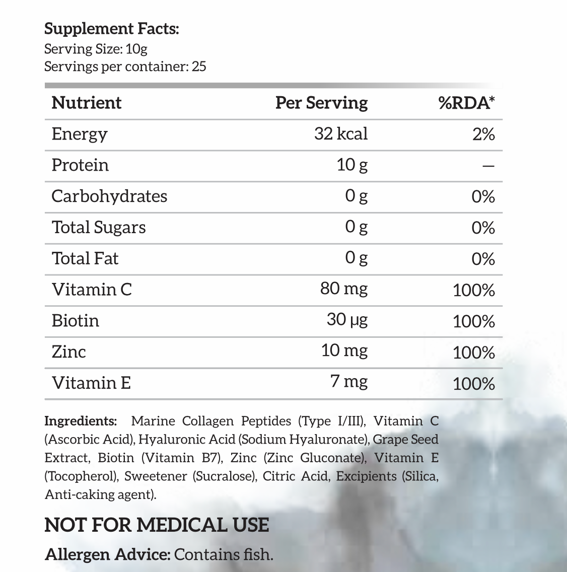 Marine Collagen Peptides (Jar)